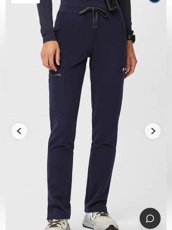 Figs Pants - Figs Yola High-Rise Slim Scrub Pant Navy Blue Sz M Tall